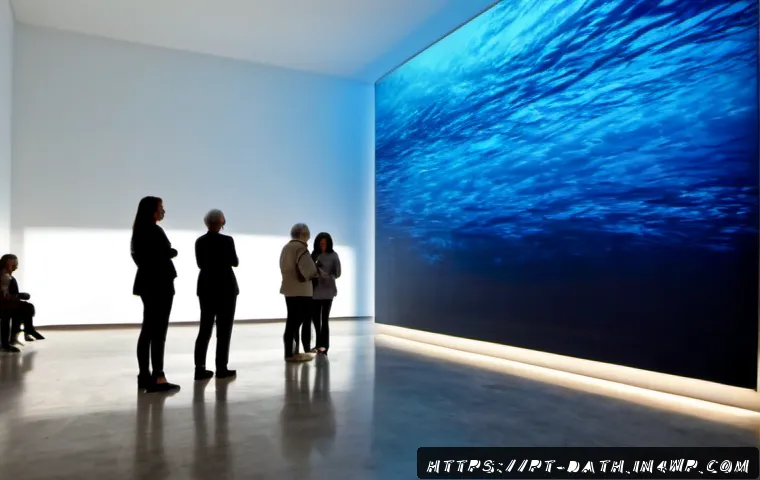 Home 17 데이터 기반 예술 프로젝트의 성공 사례 - Photorealistic contemporary art gallery in Lisbon, a successful data-driven installation visualized ...